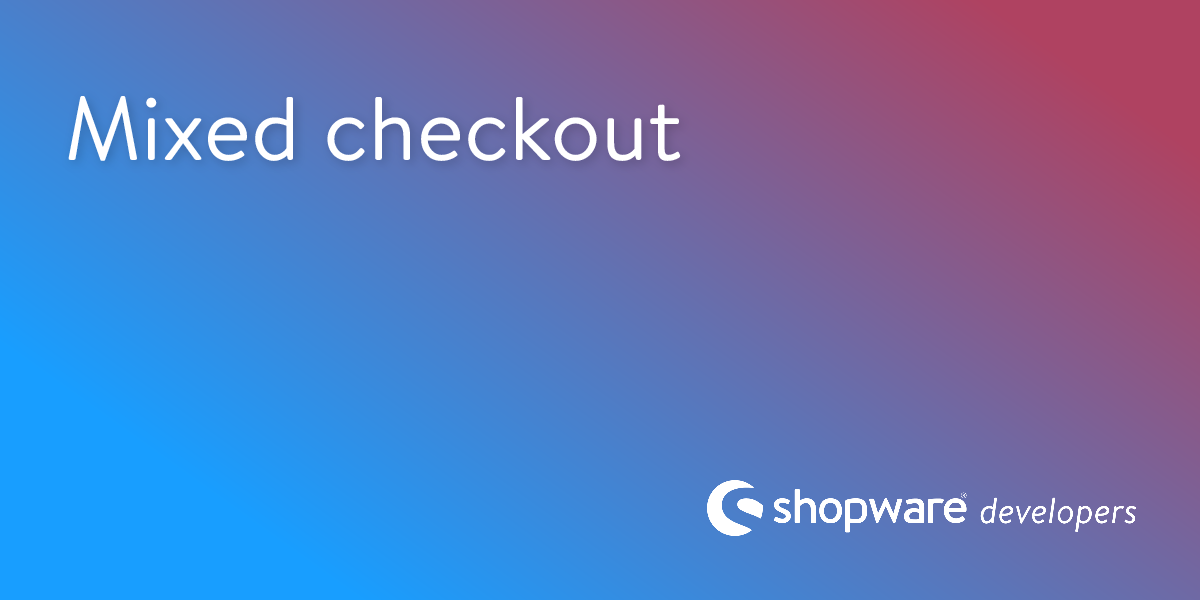 Mixed subscription checkout | Shopware Documentation