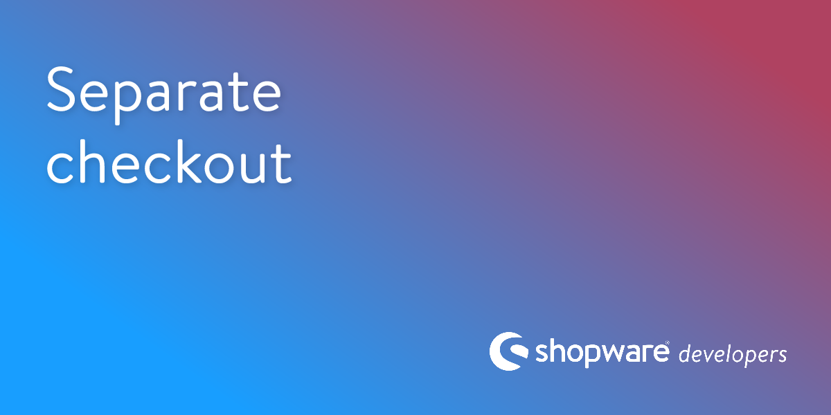 Separate subscription checkout | Shopware Documentation