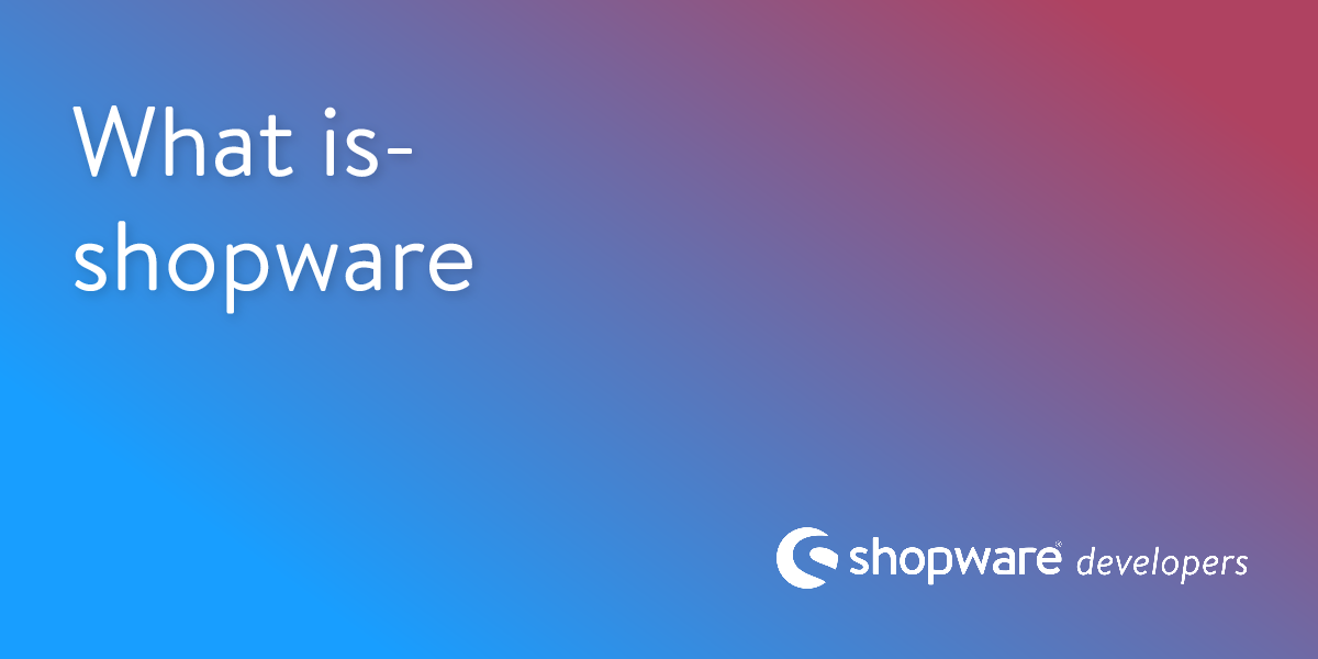 Shopware Documentation